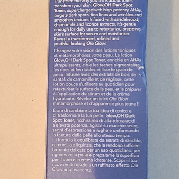 Ole Henriksen Blue GlowOH Dark Spot Toner NIB 6.5 Oz/190 Ml - Picture 4 of 9